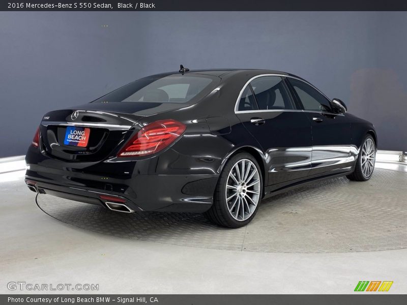 Black / Black 2016 Mercedes-Benz S 550 Sedan