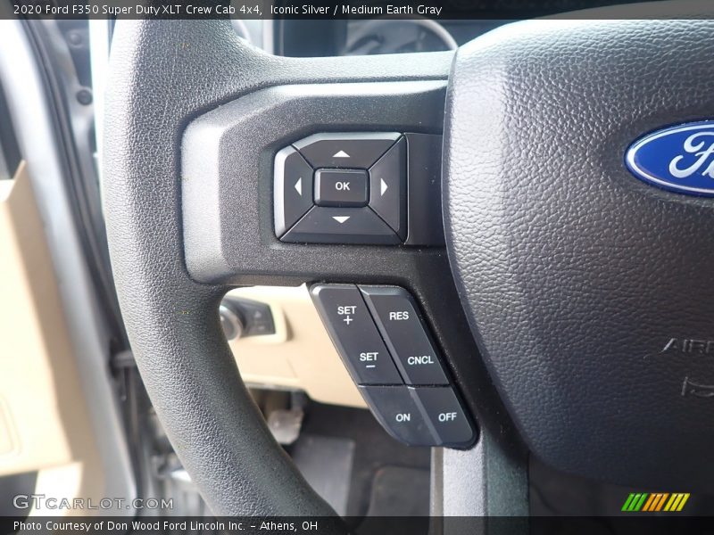 Iconic Silver / Medium Earth Gray 2020 Ford F350 Super Duty XLT Crew Cab 4x4