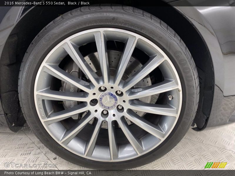Black / Black 2016 Mercedes-Benz S 550 Sedan