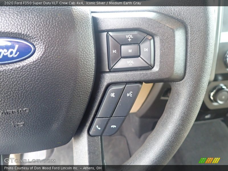 Iconic Silver / Medium Earth Gray 2020 Ford F350 Super Duty XLT Crew Cab 4x4