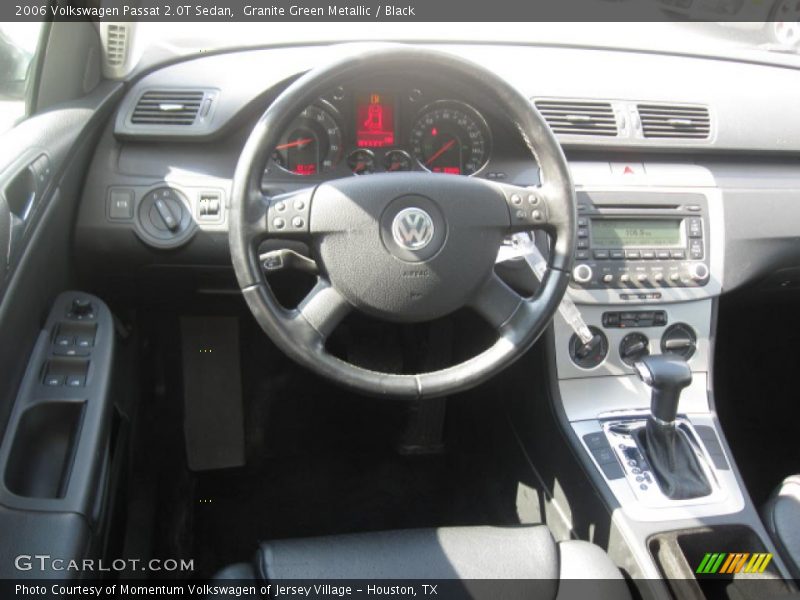 Granite Green Metallic / Black 2006 Volkswagen Passat 2.0T Sedan