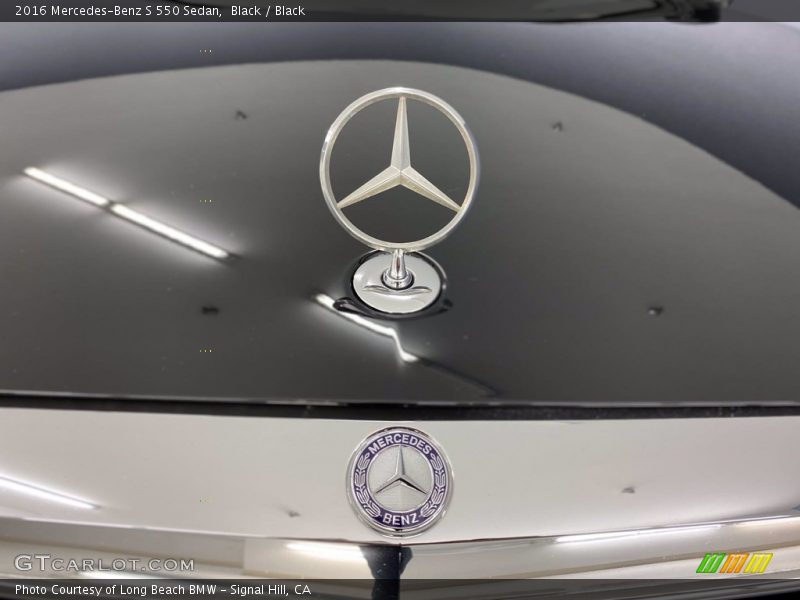 Black / Black 2016 Mercedes-Benz S 550 Sedan