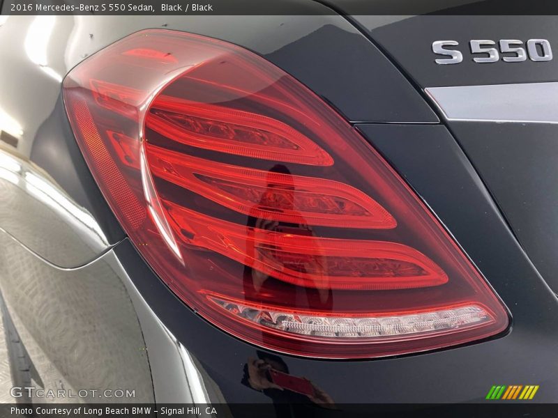 Black / Black 2016 Mercedes-Benz S 550 Sedan