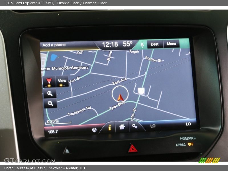 Tuxedo Black / Charcoal Black 2015 Ford Explorer XLT 4WD