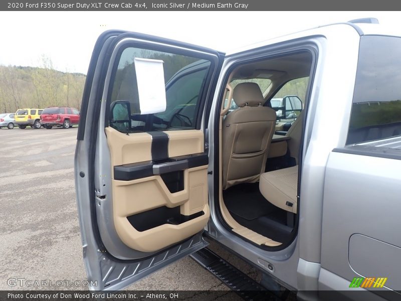Iconic Silver / Medium Earth Gray 2020 Ford F350 Super Duty XLT Crew Cab 4x4