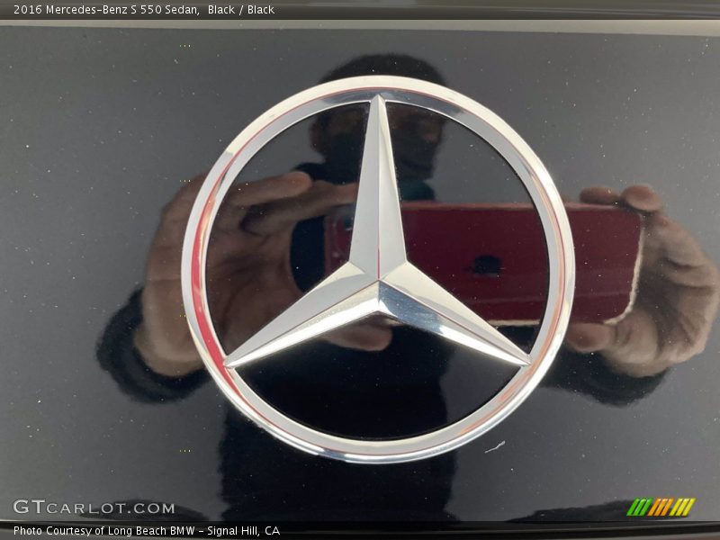 Black / Black 2016 Mercedes-Benz S 550 Sedan