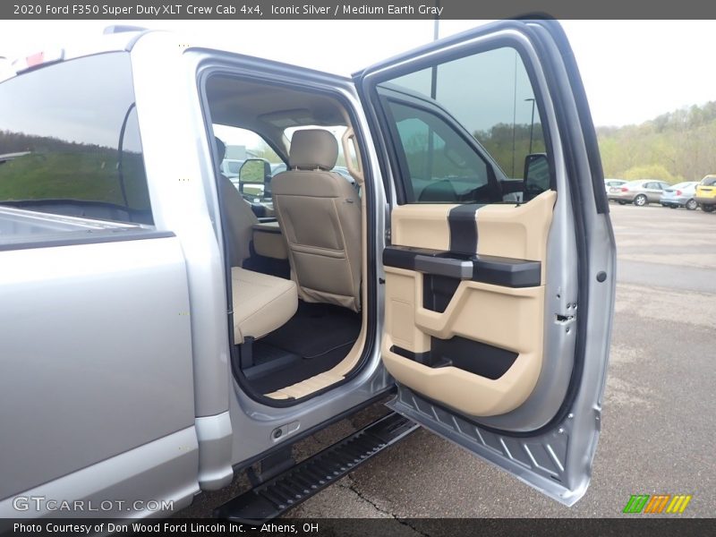 Iconic Silver / Medium Earth Gray 2020 Ford F350 Super Duty XLT Crew Cab 4x4