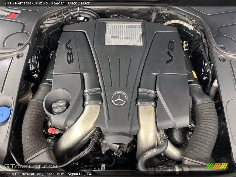 Black / Black 2016 Mercedes-Benz S 550 Sedan