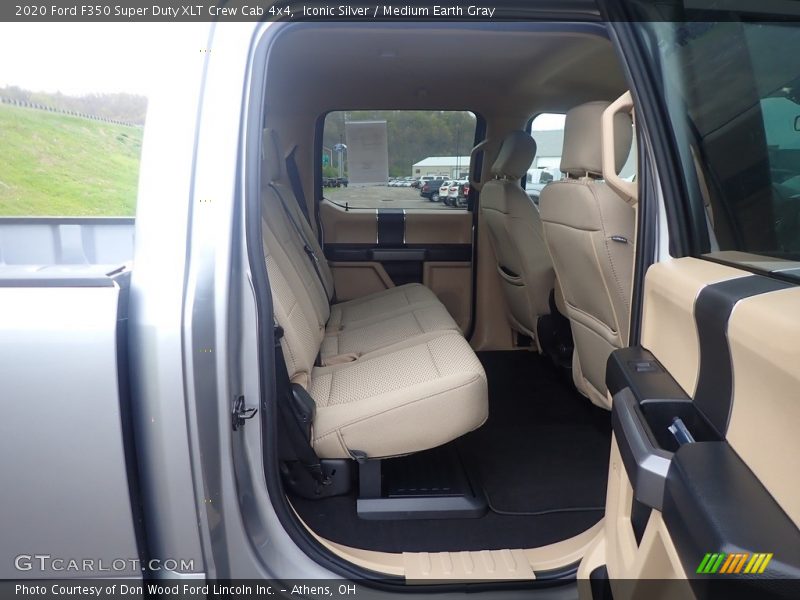Iconic Silver / Medium Earth Gray 2020 Ford F350 Super Duty XLT Crew Cab 4x4