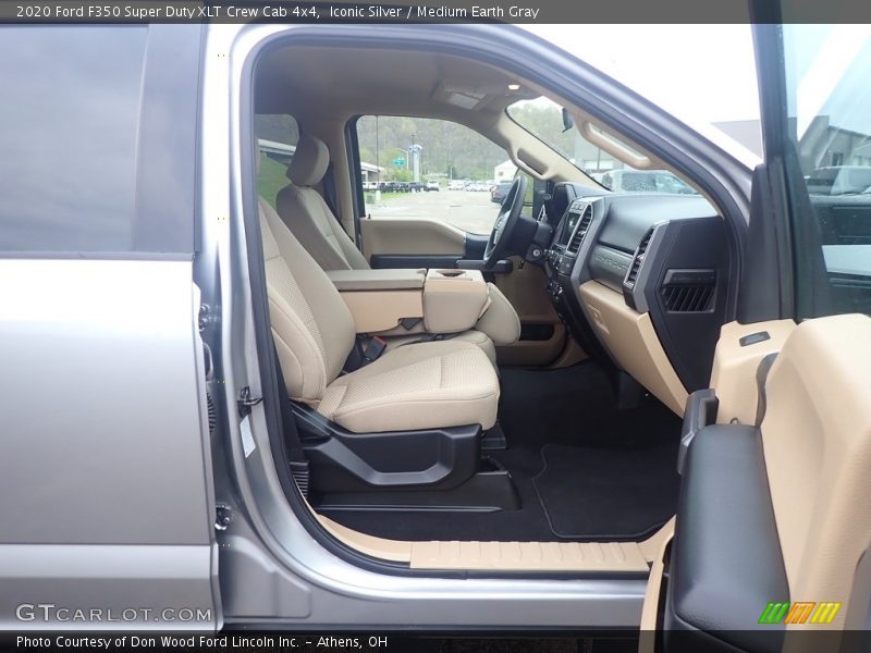 Iconic Silver / Medium Earth Gray 2020 Ford F350 Super Duty XLT Crew Cab 4x4