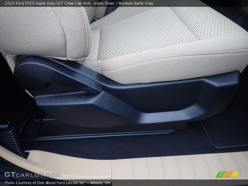 Iconic Silver / Medium Earth Gray 2020 Ford F350 Super Duty XLT Crew Cab 4x4