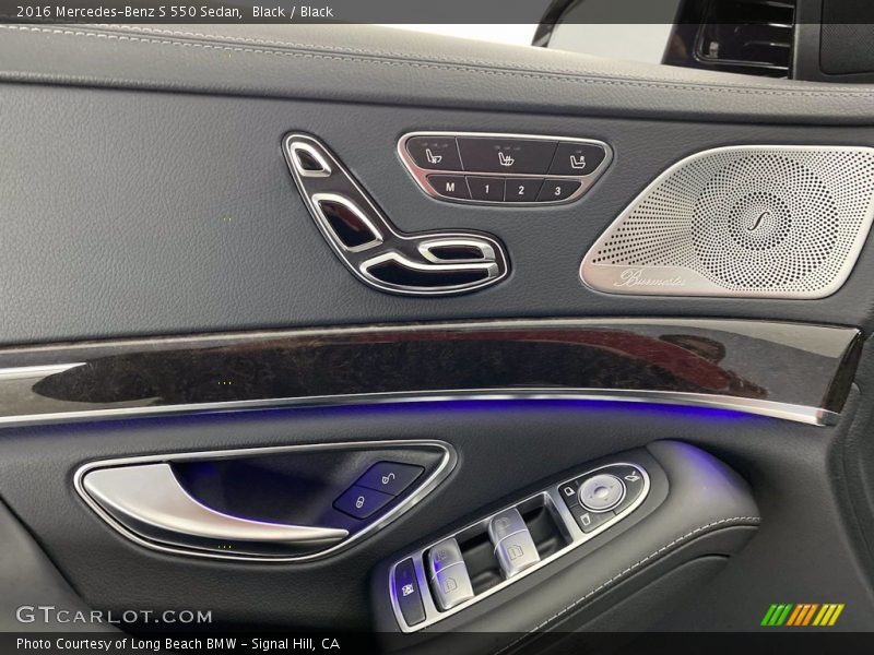 Black / Black 2016 Mercedes-Benz S 550 Sedan