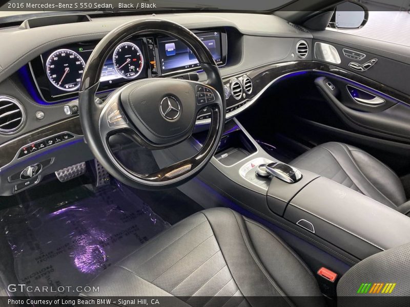 Black / Black 2016 Mercedes-Benz S 550 Sedan