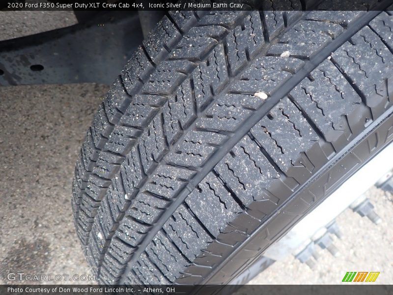 Iconic Silver / Medium Earth Gray 2020 Ford F350 Super Duty XLT Crew Cab 4x4