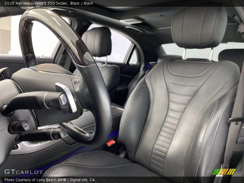 Black / Black 2016 Mercedes-Benz S 550 Sedan