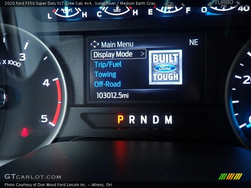 Iconic Silver / Medium Earth Gray 2020 Ford F350 Super Duty XLT Crew Cab 4x4
