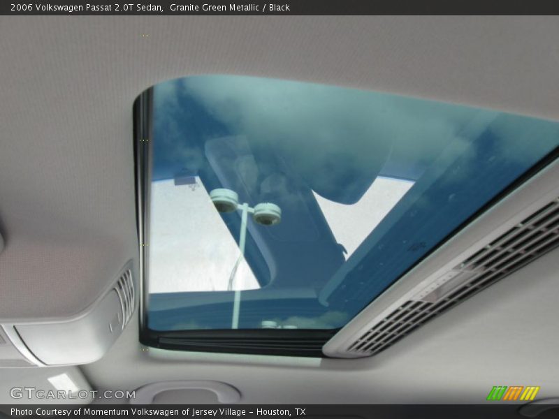 Granite Green Metallic / Black 2006 Volkswagen Passat 2.0T Sedan
