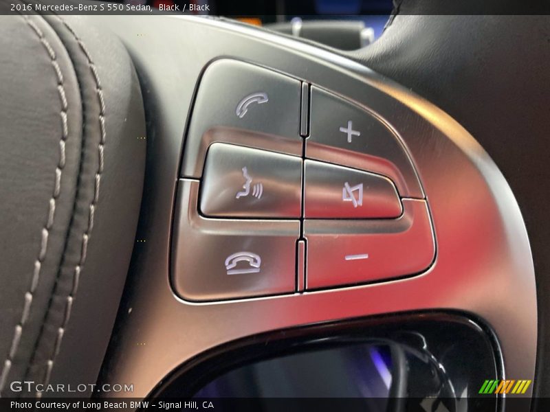 Black / Black 2016 Mercedes-Benz S 550 Sedan