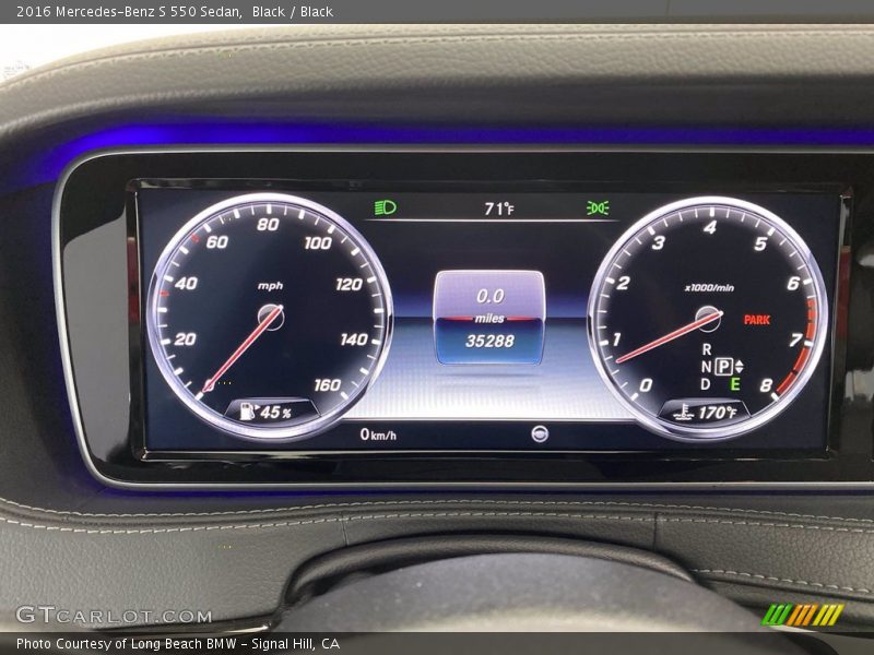 Black / Black 2016 Mercedes-Benz S 550 Sedan