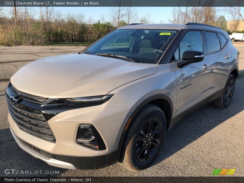 Pewter Metallic / Jet Black 2021 Chevrolet Blazer LT