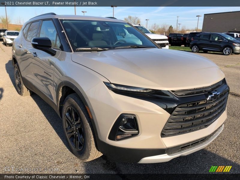 Pewter Metallic / Jet Black 2021 Chevrolet Blazer LT