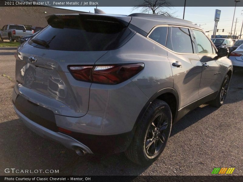 Pewter Metallic / Jet Black 2021 Chevrolet Blazer LT
