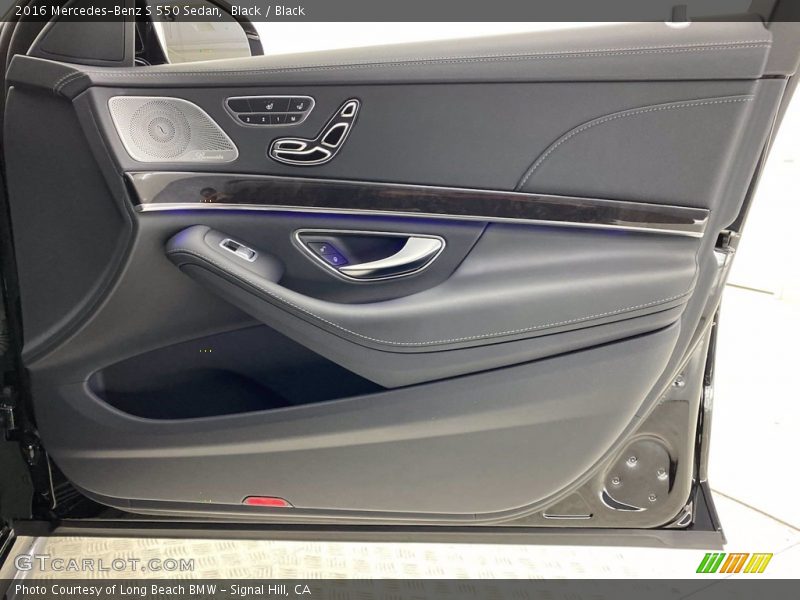 Black / Black 2016 Mercedes-Benz S 550 Sedan