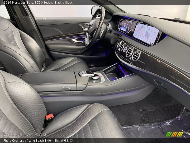 Black / Black 2016 Mercedes-Benz S 550 Sedan