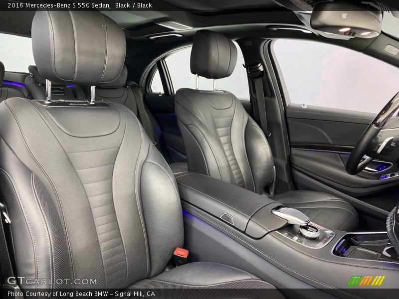 Black / Black 2016 Mercedes-Benz S 550 Sedan