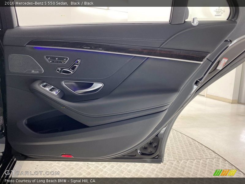 Black / Black 2016 Mercedes-Benz S 550 Sedan