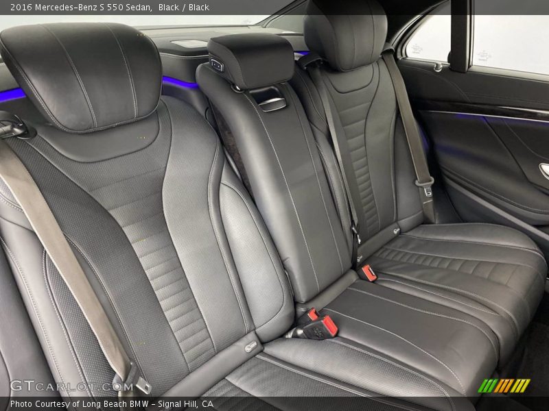 Black / Black 2016 Mercedes-Benz S 550 Sedan