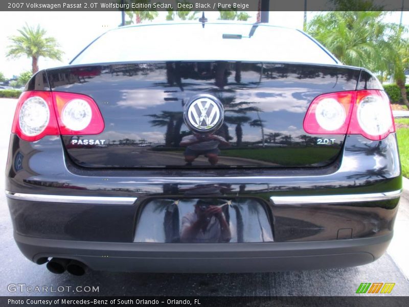 Deep Black / Pure Beige 2007 Volkswagen Passat 2.0T Wolfsburg Edition Sedan