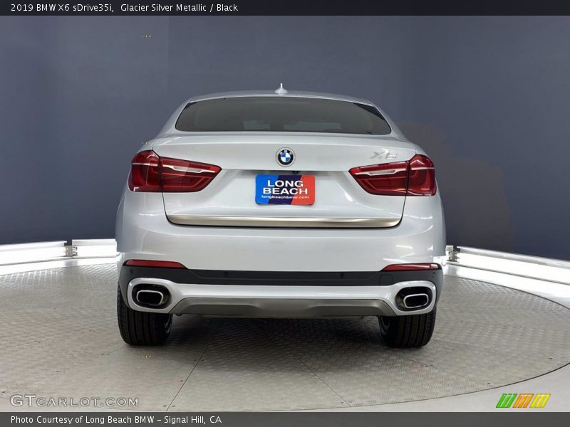 Glacier Silver Metallic / Black 2019 BMW X6 sDrive35i