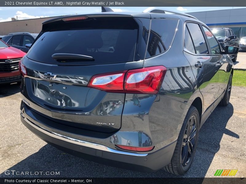Nightfall Gray Metallic / Jet Black 2021 Chevrolet Equinox LT AWD