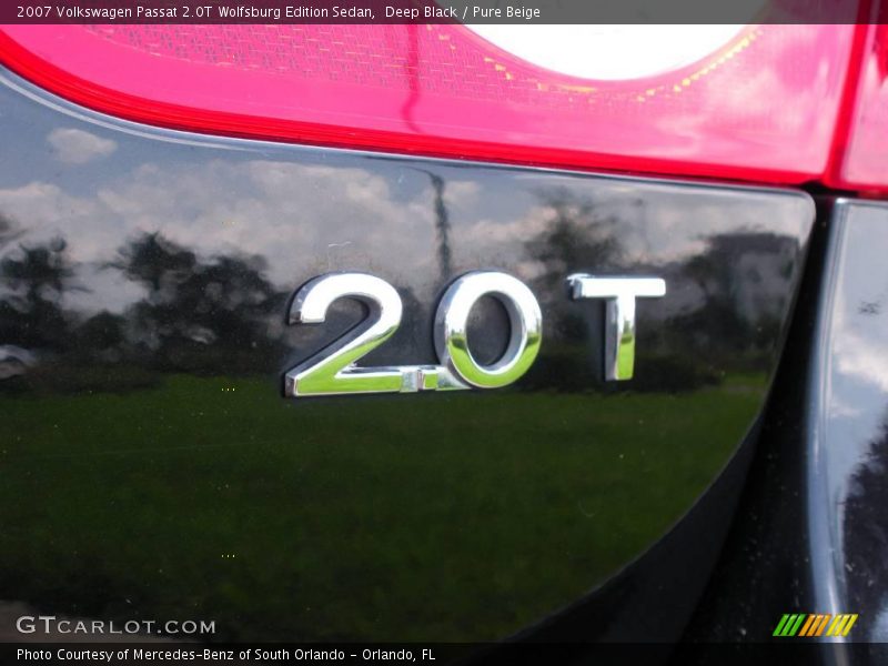 Deep Black / Pure Beige 2007 Volkswagen Passat 2.0T Wolfsburg Edition Sedan