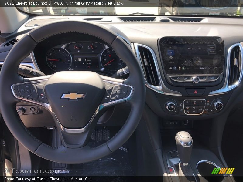 Nightfall Gray Metallic / Jet Black 2021 Chevrolet Equinox LT AWD