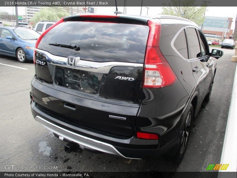 Crystal Black Pearl / Black 2016 Honda CR-V Touring AWD