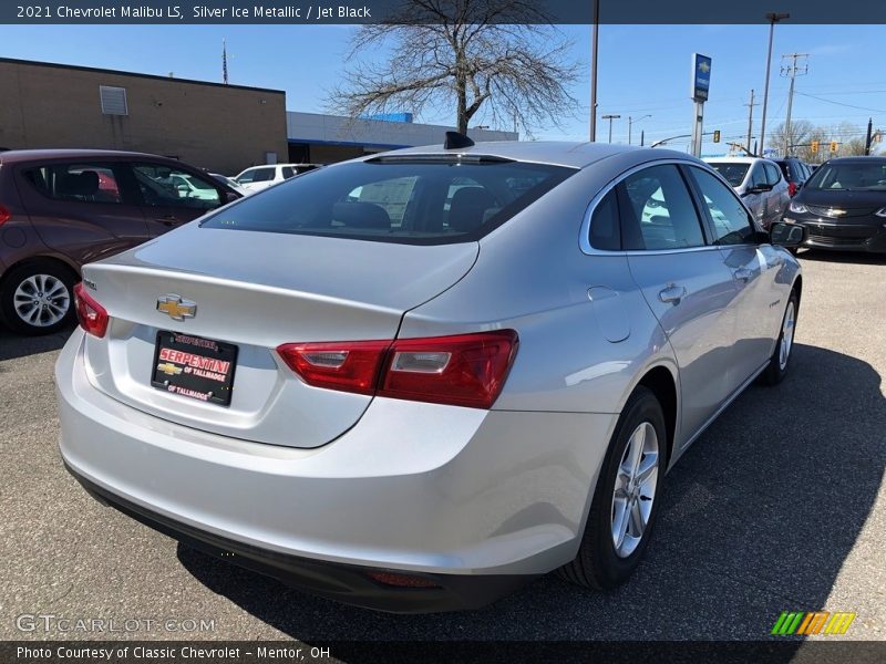 Silver Ice Metallic / Jet Black 2021 Chevrolet Malibu LS