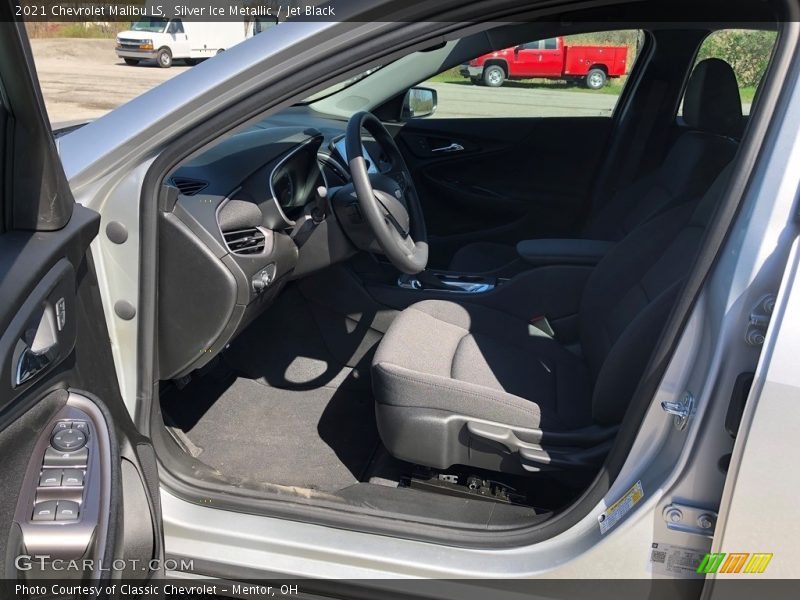 Silver Ice Metallic / Jet Black 2021 Chevrolet Malibu LS