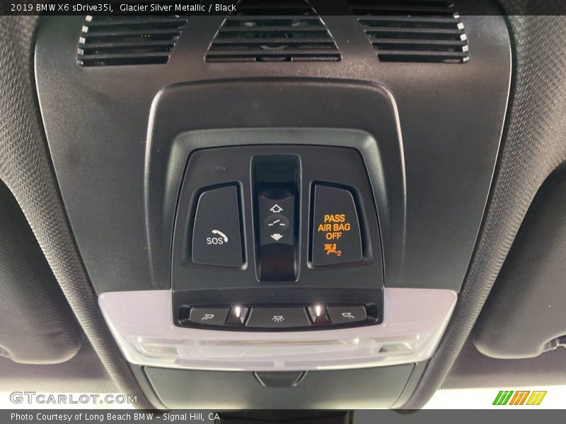 Controls of 2019 X6 sDrive35i
