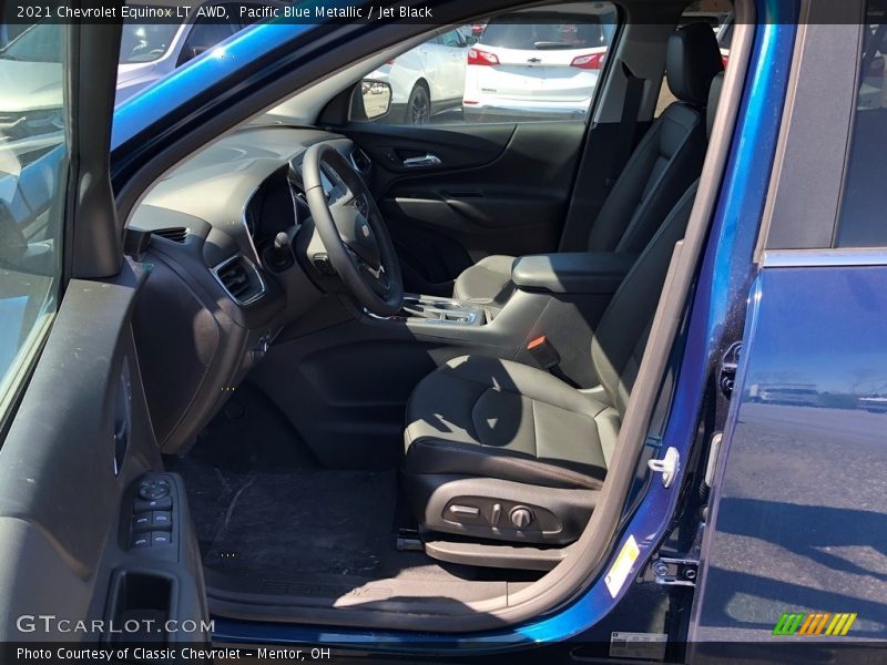 Pacific Blue Metallic / Jet Black 2021 Chevrolet Equinox LT AWD