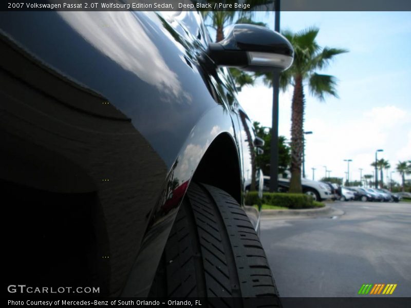 Deep Black / Pure Beige 2007 Volkswagen Passat 2.0T Wolfsburg Edition Sedan
