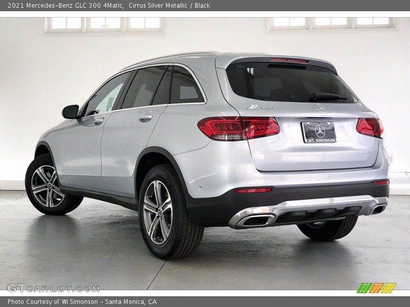 Cirrus Silver Metallic / Black 2021 Mercedes-Benz GLC 300 4Matic