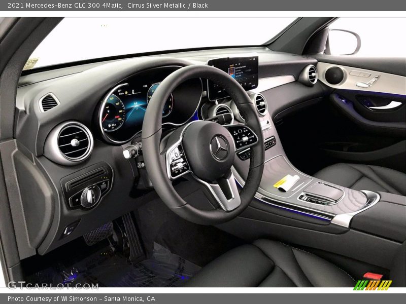 Cirrus Silver Metallic / Black 2021 Mercedes-Benz GLC 300 4Matic
