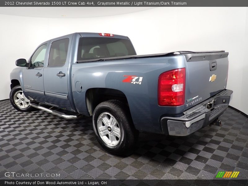 Graystone Metallic / Light Titanium/Dark Titanium 2012 Chevrolet Silverado 1500 LT Crew Cab 4x4