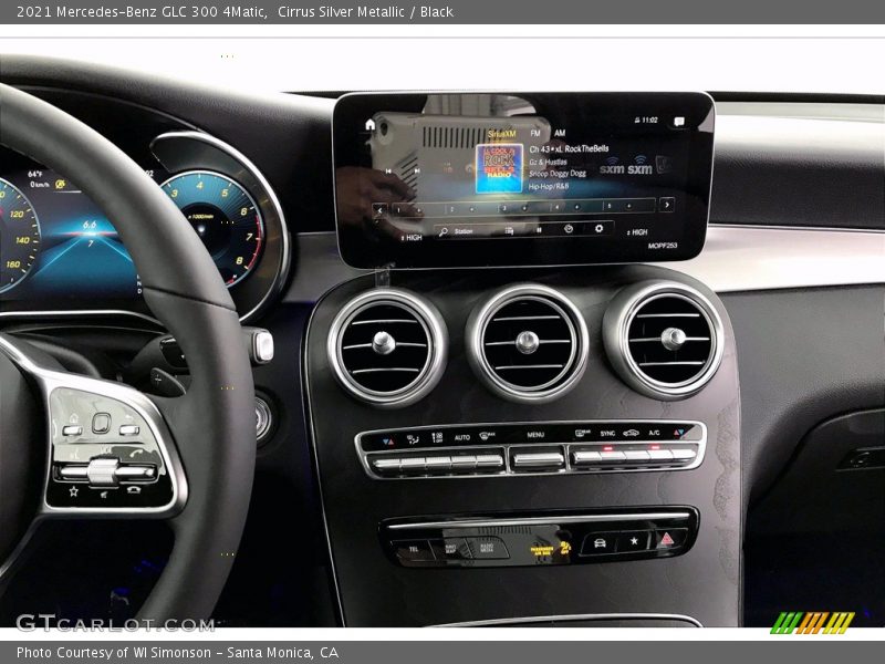 Cirrus Silver Metallic / Black 2021 Mercedes-Benz GLC 300 4Matic