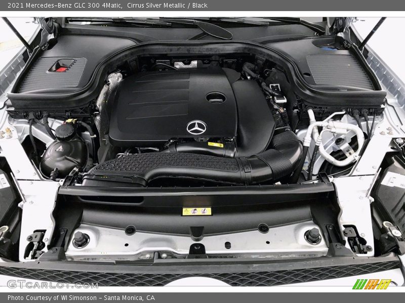 Cirrus Silver Metallic / Black 2021 Mercedes-Benz GLC 300 4Matic