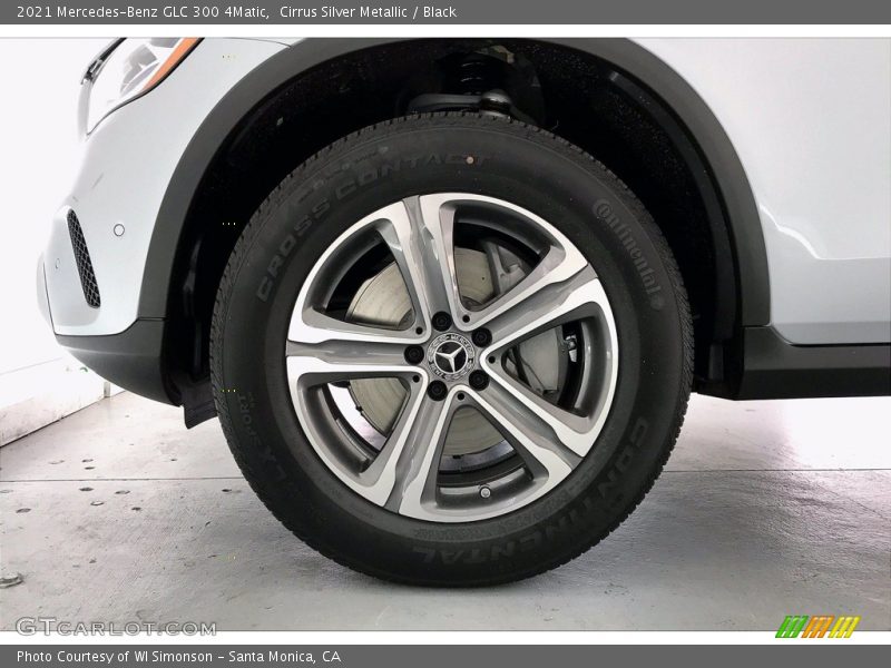 Cirrus Silver Metallic / Black 2021 Mercedes-Benz GLC 300 4Matic