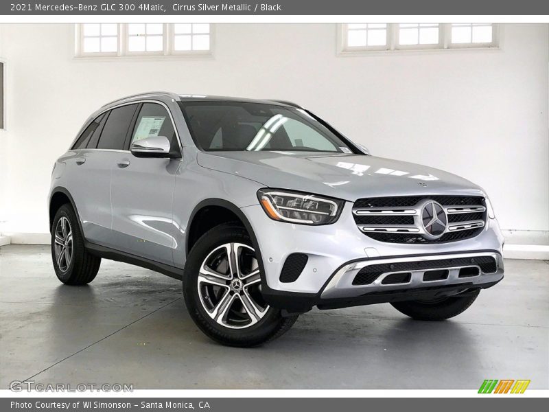 Cirrus Silver Metallic / Black 2021 Mercedes-Benz GLC 300 4Matic