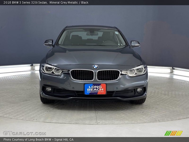 Mineral Grey Metallic / Black 2018 BMW 3 Series 320i Sedan